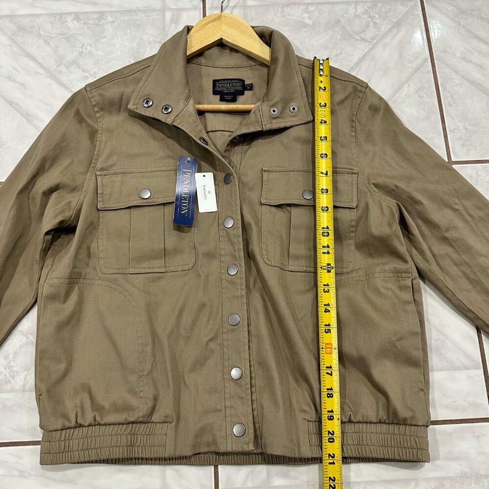 Pendleton Jacket Womens Medium Petite Malin Tan B… - image 6